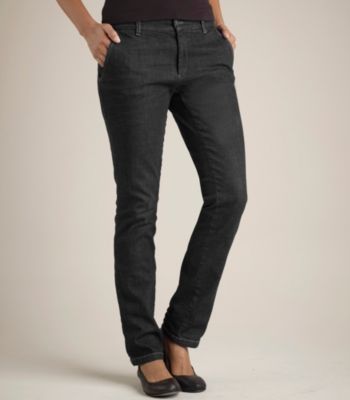 Straight-Leg Trouser in Organic Cotton Stretch Denim