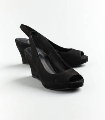 Crescent Slingback Wedge