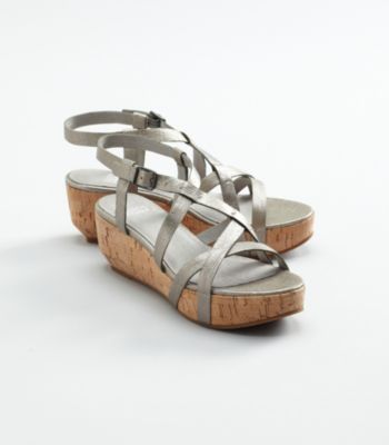 Array Wedge Sandal in Italian Leather