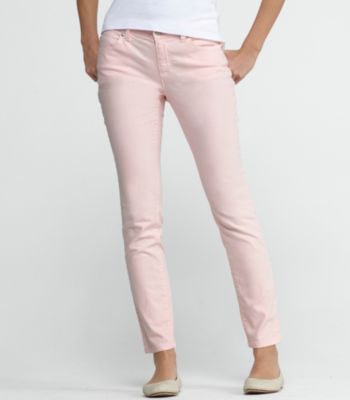 Petite Skinny Ankle Jean in Garment-Dyed Organic Cotton Stretch Twill