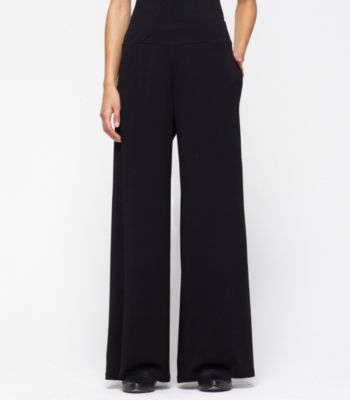 Wide-Leg Pant in Stretch Silk Jersey