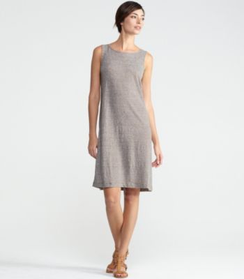 Linen Jersey with Mini Stripe