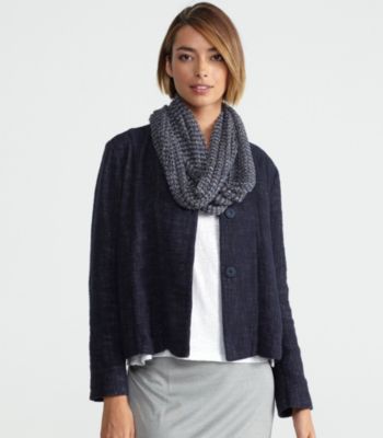 Infinity Scarf in Linen Twist Mesh