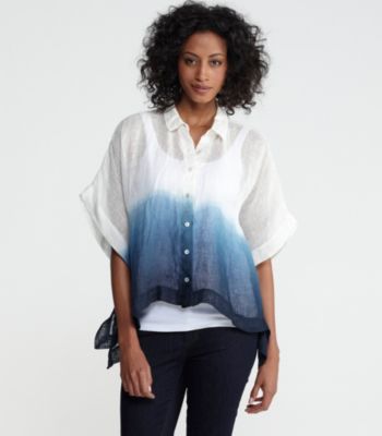 Ombre Linen Gauze