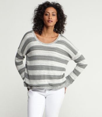 Organic Linen Stripe Overlay