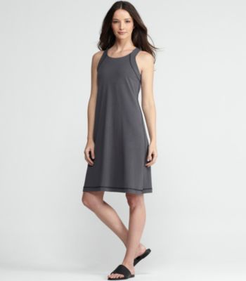 Scoop Neck Racer-Back Dress in Organic Cotton Stretch Jersey