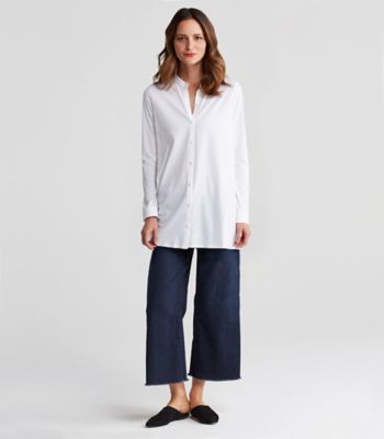 stretching cotton shirt