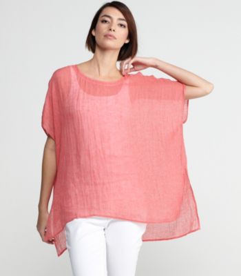 Pinstriped Linen Gauze