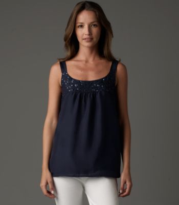 Sequined Silk Habutai