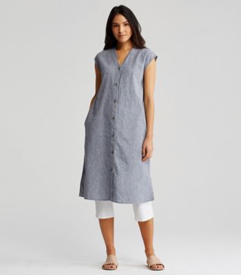 Petite Slim-Leg Capri with Yoke in Washable Stretch Crepe