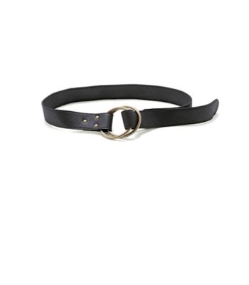 Ring Belt in Italian Leather