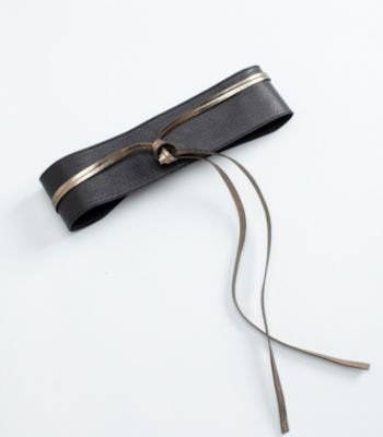 Obi Belt in Italian Leather