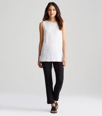 Slim Ankle Pant in Viscose Jersey