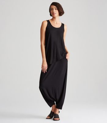 Harem Pant in Lightweight Viscose Jersey