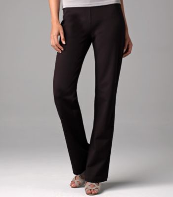 Straight-Leg Pant in Viscose Stretch Ponte