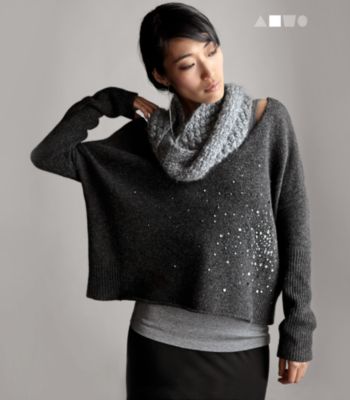 Merino Cashmere with Sequins