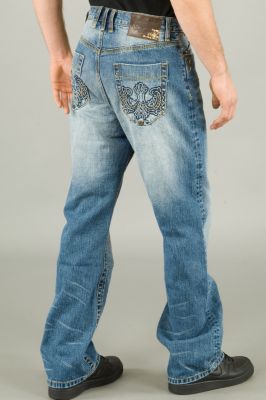 Akademiks Apparel Akademiks Men's Royal Stud Jean