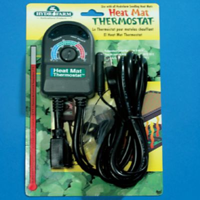Heat Mat Thermostat: Thermostat with a plug and light.
