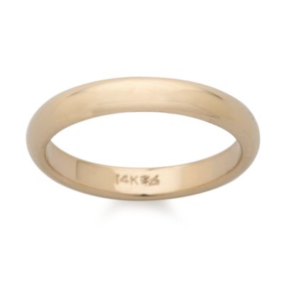 Women's 14kt Yellow Gold 3mm Wedding Band &mdash; Alt Image 1