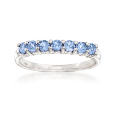 Tanzanite Ring In 14kt White Gold &mdash; Alt Image 1