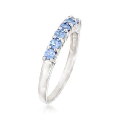 Tanzanite Ring In 14kt White Gold &mdash; Alt Image 2