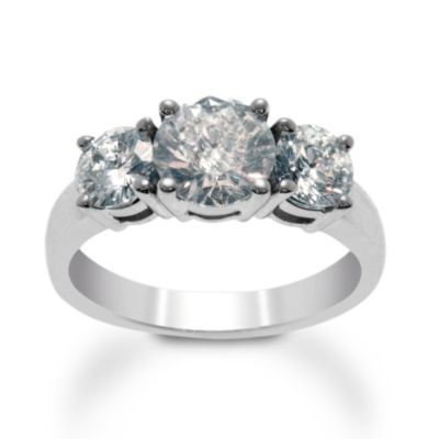 2.00 ct. t.w. Round Diamond 3-Stone Ring In Platinum &mdash; Alt Image 1