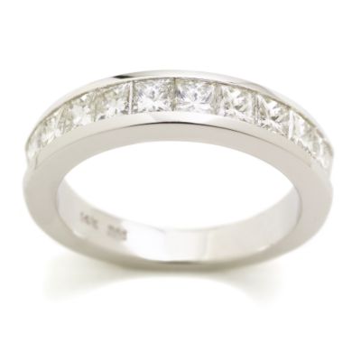 1.50 ct. t.w. Diamond Wedding Band In 14kt White Gold &mdash; Alt Image 1