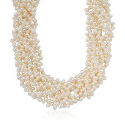 4-4.5mm Cultured Pearl Torsade In Sterling Silver &mdash; Alt Image 1
