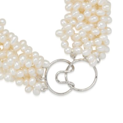 4-4.5mm Cultured Pearl Torsade In Sterling Silver &mdash; Alt Image 2