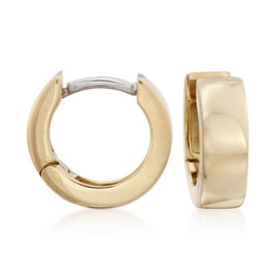 Roberto Coin 18kt Yellow Gold Hoop Earrings &mdash; Alt Image 1