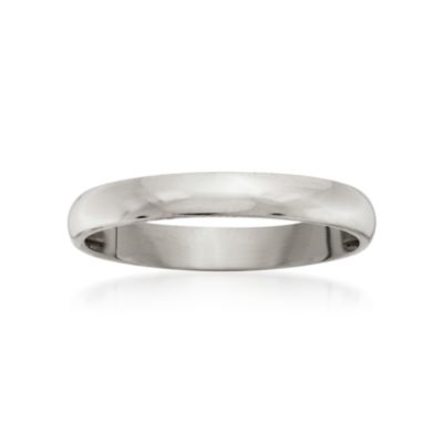 Women's 14kt White Gold 3mm Wedding Band &mdash; Alt Image 1