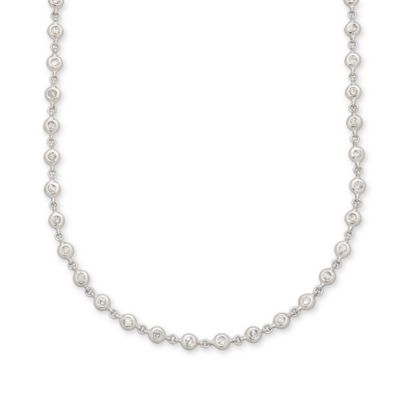 1.95 ct. t.w. Diamond Bezel-Set Necklace In 14kt White Gold &mdash; Alt Image 1