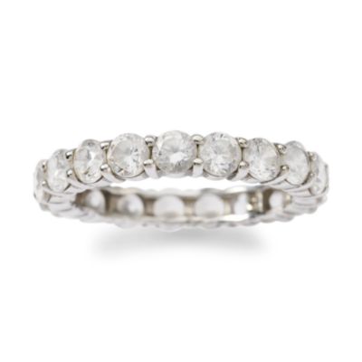 2.55 ct. t.w. CZ Eternity Band In 14kt White Gold &mdash; Alt Image 1