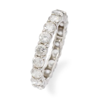 2.55 ct. t.w. CZ Eternity Band In 14kt White Gold &mdash; Alt Image 2