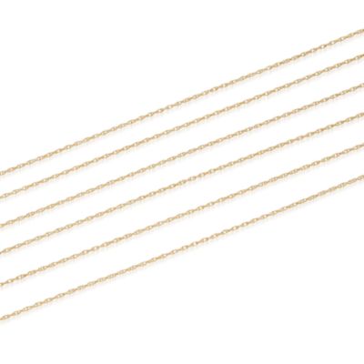 18kt Yellow Gold Rope Six-Strand Necklace &mdash; Alt Image 2