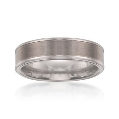 Men's Tungsten Carbide 10mm Wedding Band &mdash; Alt Image 1