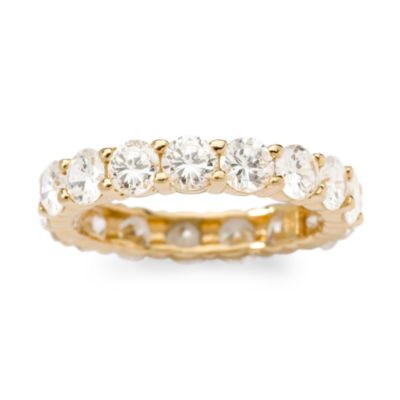 2.40 ct. t.w. Cubic Zirconia and 14kt Yellow Gold Eternity Band &mdash; Alt Image 1