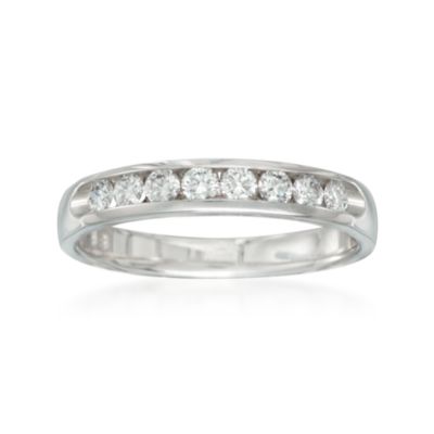 Women's Diamond 14kt White Gold Wedding Band &mdash; Alt Image 1
