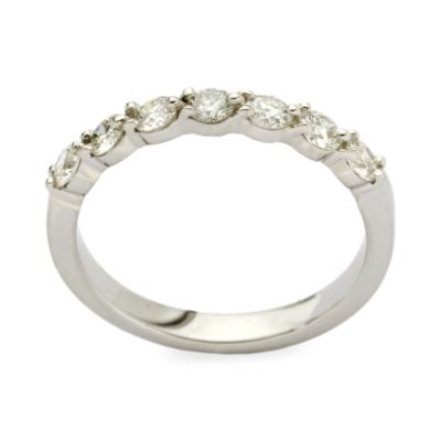 .56 ct. t.w. White Gold Band With 7 Round Diamonds &mdash; Alt Image 1
