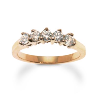 .35 ct. t.w. Diamond Curved Band In 14kt Yellow Gold &mdash; Alt Image 1