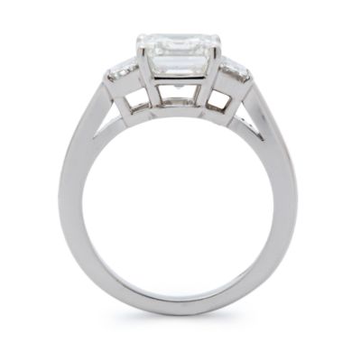 2.45 ct. t.w. 3-Stone Diamond Engagement Ring In Platinum &mdash; Alt Image 2