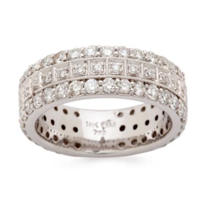 2.05 ct. t.w. Diamond Wedding Band In 18kt White Gold &mdash; Alt Image 1
