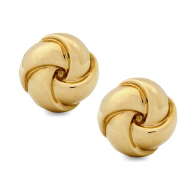 14kt Yellow Gold Pinwheel Clip Earrings   &mdash; Alt Image 1