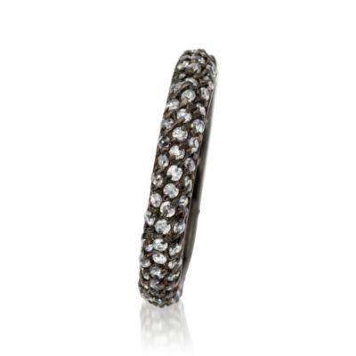 1.55 ct. t.w. CZ Ring In Rhodium and Sterling Silver &mdash; Alt Image 2