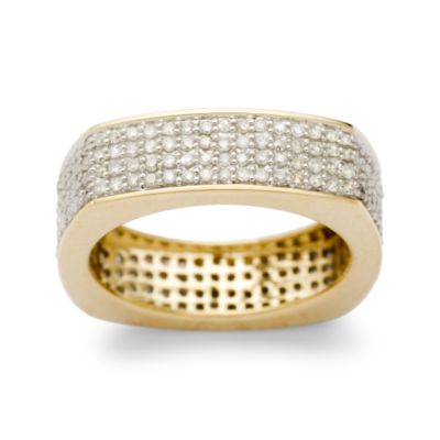 .85 ct. t.w. Pave Diamond Eternity Band Ring In 14kt Yellow Gold &mdash; Alt Image 1