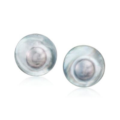 Cultured Pearl Clip-On Earrings In Sterling Silver &mdash; Alt Image 1
