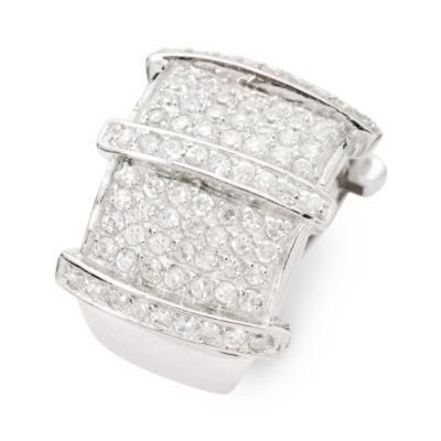 1.80 ct. t.w. Pave CZ Band Ring In Sterling Silver &mdash; Alt Image 2