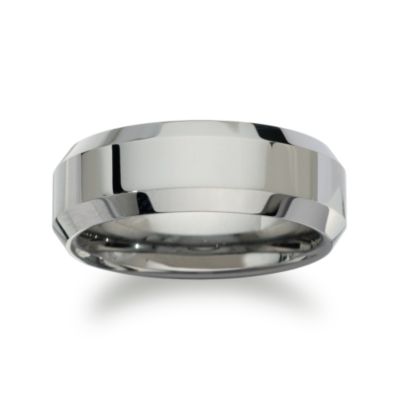 Men's Wedding Band In Tungsten Carbide &mdash; Alt Image 1