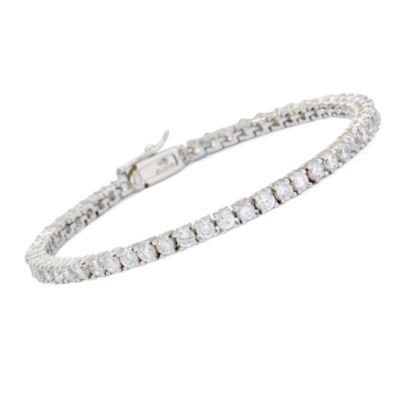 5.50 ct. t.w. CZ Tennis Bracelet In Sterling Silver 7" &mdash; Alt Image 1