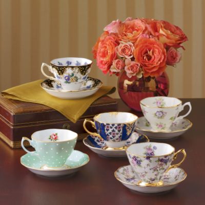 Set of 5 1950-1990 Royal Doulton "100 Years of Royal Albert"  &mdash; Alt Image 2